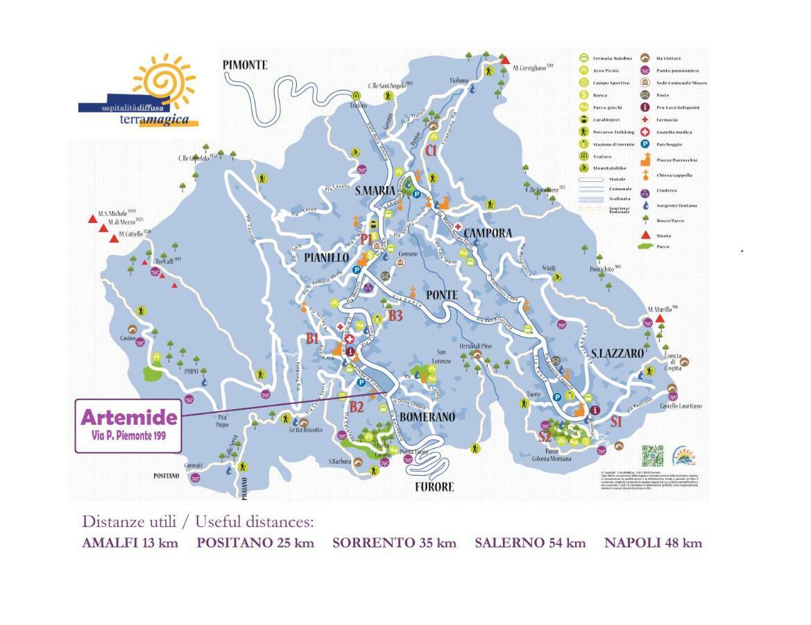 Artemide Villa Agerola Eksteriør bilde